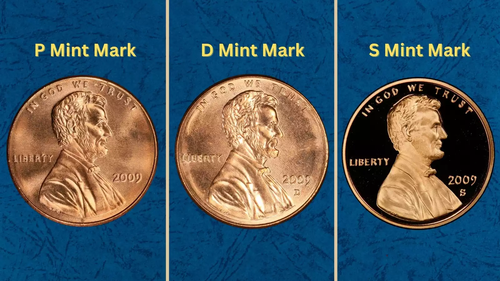 2009 Penny D vs P vs S: Differences Between Mint Marks