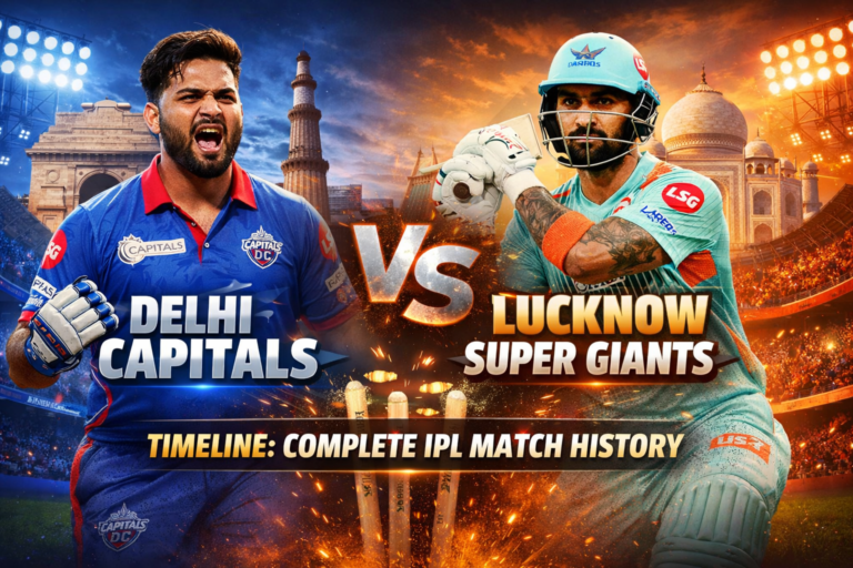 Delhi Capitals vs Lucknow Super Giants Timeline: Complete IPL Match History