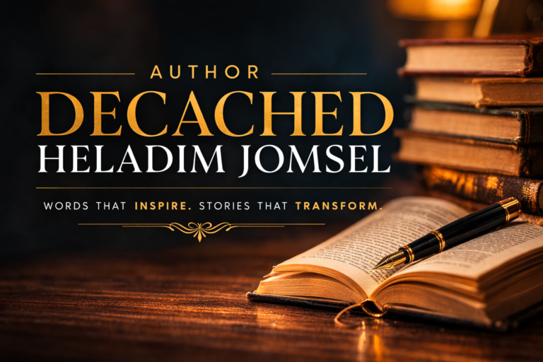 Author Decached Heladim Jomsel: Biography, Works, and Online Presence