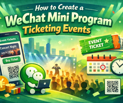 How to Create a WeChat Mini Program Ticketing Events