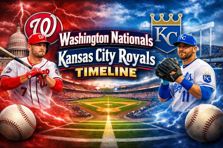 From First Pitch to Present: Washington Nationals vs Kansas City Royals Timeline Explained
