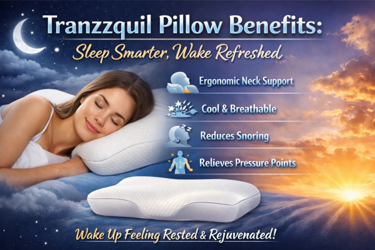 Tranzzquil Pillow Benefits: Sleep Smarter, Wake Refreshed